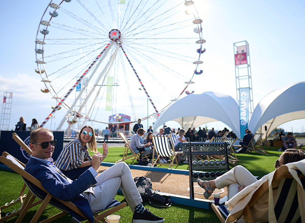 Lounge on the deckchairs or play a round of petanque